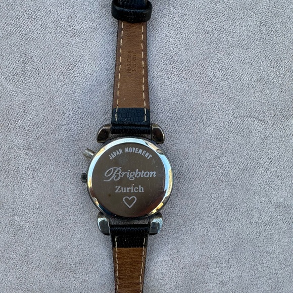 Brighton Black and Silver Women's Watch - Picture 3 of 3